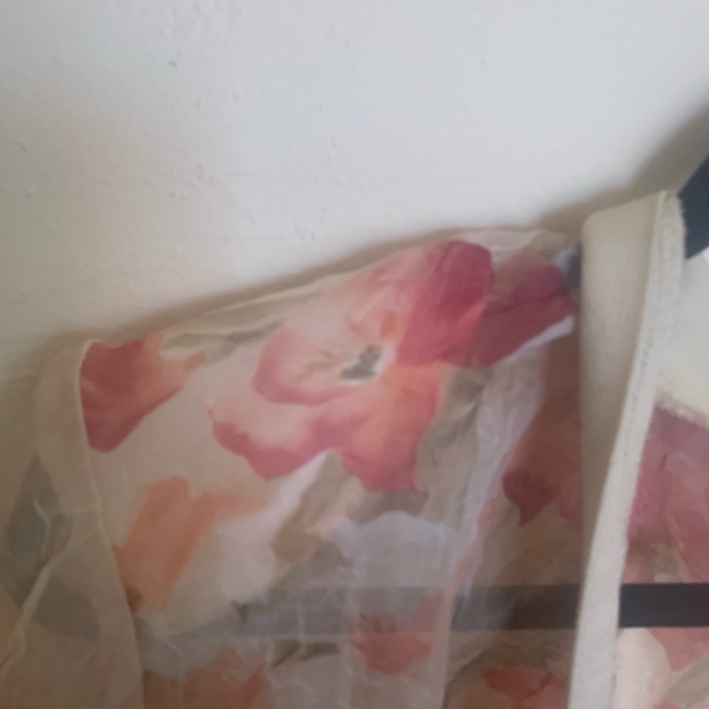 Pink Sheer Floral Kimono - Picture 4 of 4